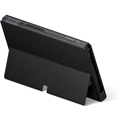 Specialty Vinyl Black Hex Texture Nintendo Switch OLED (2021) Skin